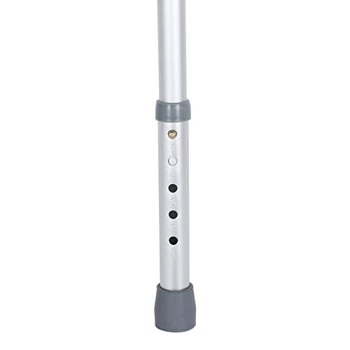 Luocute Toilet Safety Rail, Toilet Safety Frame Adjustable Height & Width Aluminum Alloy Supports 220lb with Non Slip Handles for Elderly Disabled