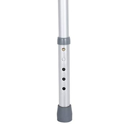 Luocute Toilet Safety Rail, Toilet Safety Frame Adjustable Height & Width Aluminum Alloy Supports 220lb with Non Slip Handles for Elderly Disabled