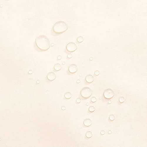 Barossa Design Beige Shower Curtain Liner Standard Size | Premium PEVA, BPA & PVC Free, No Chemical Smell, Metal Grommets, Lightweight Shower Curtain with 3 Magnets for Bathroom - color: Beige, size: 72"W x 72"L (Pack of 1)