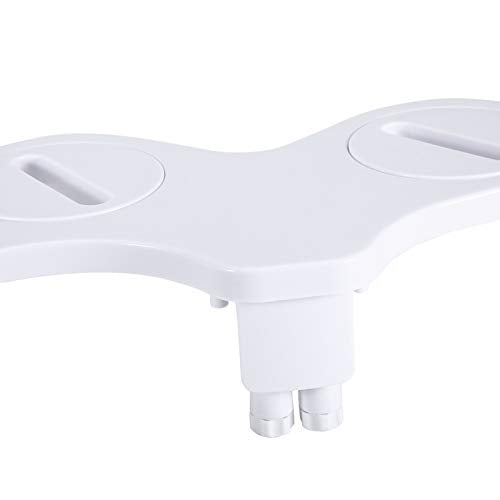 Non-Electric Mechanical Bidet Toilet Seat Adjustable Fresh Water Spray Attachment Toilet Seat