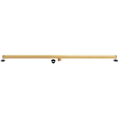 Kingston BSF7227 Stainless Steel Linear Shower Drain, Brushed Brass - color: Brushed Brass