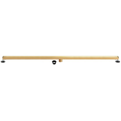 Kingston BSF7227 Stainless Steel Linear Shower Drain, Brushed Brass - color: Brushed Brass