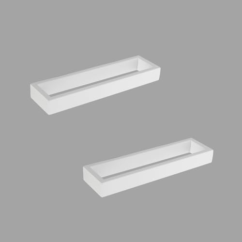 GERZWY Bath Towel Holder Stainless Steel Towel Hanger Wall Mount Towel Ring for Bathroom 2 Pack, White - color: White
