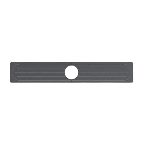 Diatomite Super Absorbent Kitchen Bath Mat Fast Drying Nonslip Pad for Sinks Waterproof Countertop Absorber - color: Gray