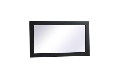 Envision, Aqua Vanity Mirror 18X32 Inch in, Modern, Black - color: Black, size: 32"L x 18"W