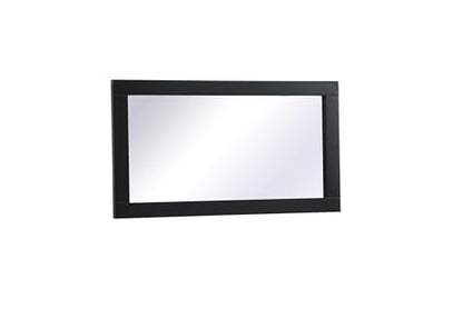 Envision, Aqua Vanity Mirror 18X32 Inch in, Modern, Black - color: Black, size: 32"L x 18"W