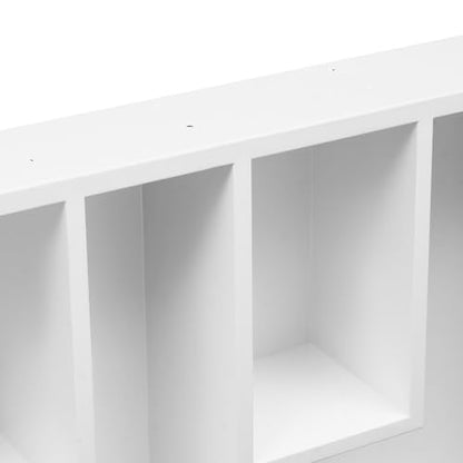 Stainless Steel Recessed Medicine Cabinet 14 * 24, Rust-proof Metal Wall Niche, In Wall Shower Niche Shelf Insert Replacement, Recessed Medicine Cabinets w/ 5 Compartments, for Bedrooms (White) - color: White