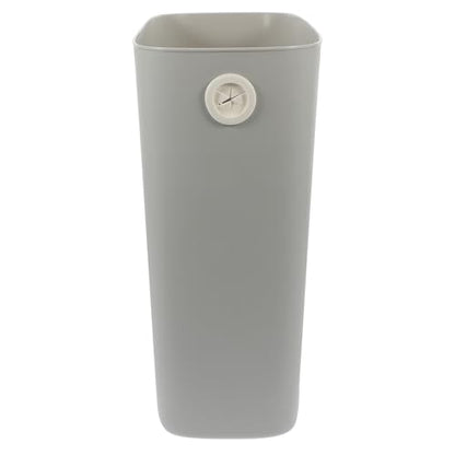 Ipetboom Narrow Space Trash Can for Bathroom Kitchen Bedroom Office Lightweight Material Capacity Garbage Bin with Smooth Surface Easy to Clean Space-Saving Design for Tight Corners and