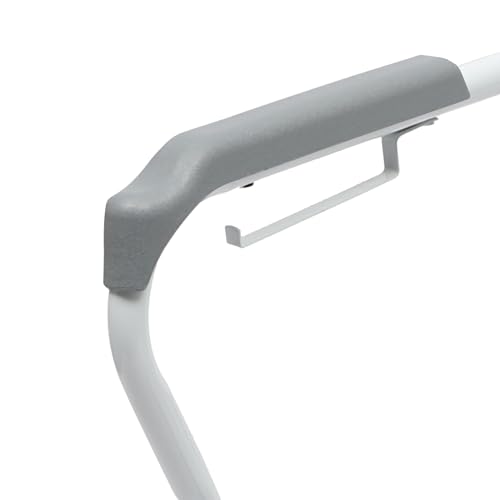 Toilet Safety Rails,Raised Toilet Seat with Handles Toilet Handles for Elderly and Disabled,Adjustable Carbon Steel Grab Bar for Toilets Bathrooms Stairs,Easy to Install,330lbs Load