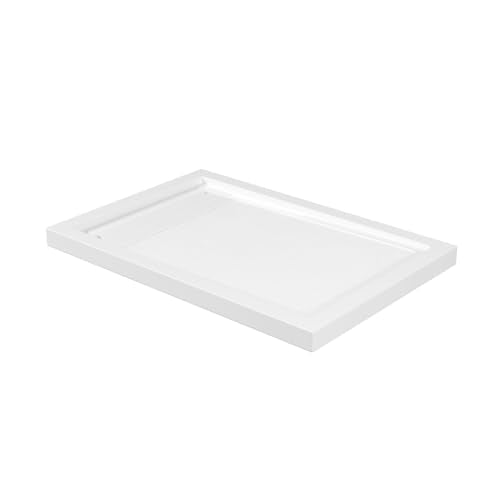 OVE Decors 48x32" Shower Base, White - size: 48 x 32, style: Side Drain