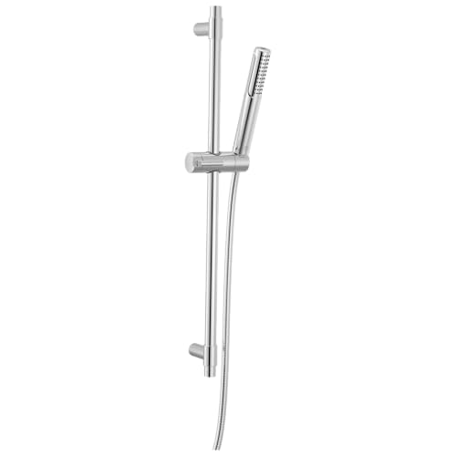 Delta 2-Setting Chrome Wall Mount Handheld Shower Head with ProClean Spray, Hand Held Shower Head and Hose with High Pressure Spray, Lumicoat Chrome 51537-PR - color: Lumicoat Chrome