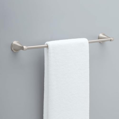 Delta Faucet Becker (1-Pack) 24" Bathroom Towel Rack/Bar, SpotShield Brushed Nickel, Wall Mounted BCK24-DN - color: Spotshield Brushed Nickel