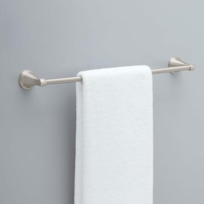 Delta Faucet Becker (1-Pack) 24" Bathroom Towel Rack/Bar, SpotShield Brushed Nickel, Wall Mounted BCK24-DN - color: Spotshield Brushed Nickel