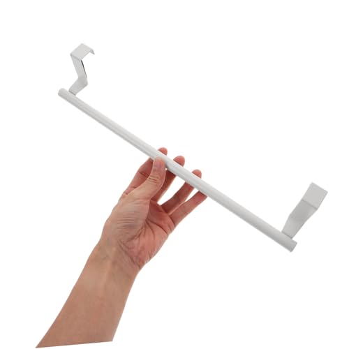 Stainless Steel Over Cabinet Towel Rack Large Kitchen Bathroom Storage Holder with Spacious Single Bar for Multiple Towels Family Use