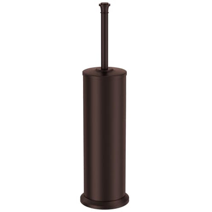 Bronze Toilet Brush and Holder，Extra Long Handled Toilet Brush for Bathroom，Stainless Steel Heavy Duty Toilet Bowl Brush,Removable Inner Bowl,Deep Cleaning Dense Bristles Cleaner Brush -Space Saving - color: Bronze