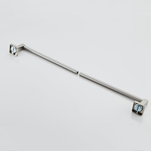Bathroom Wall Mounted Towel Rack,24 Inch Brushed Nickel Towel Bar with Stainless Rack and Hand Towel Holder, Shower and Bath Towel Racks for Bathroom Wall(Total Length 26-Inch) - color: Brushed Nickel, size: 24In