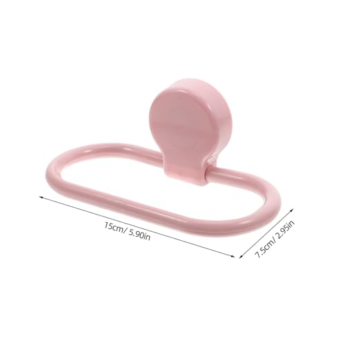 2Pcs Self Adhesive Towel Rings for Bathroom Wall No Drill Hand Towel Holder Kitchen Towel Rack Easy Installation Towel Hanger for Home Decor
