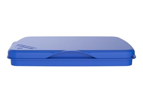 Rev-A-Shelf 32 Qt Under Sink Garbage Can Lid for Base Kitchen and Bathroom Cabinet, Replacement Plastic Trash Bin Lid Only, Blue, RV-32-LID-22-1 - color: Blue, size: 32 QT