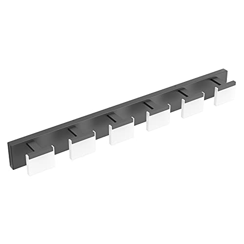 Ralbay LED Black Modern Vanity Light 6 Light Matte Black Bathroom Vanity Lights Acrylic Bathroom Vanity Lights Fixtures - color: Black, size: 6-Light