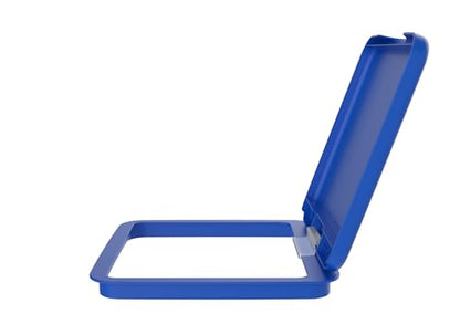 Rev-A-Shelf 27 Qt Under Sink Garbage Can Lid for Base Kitchen and Bathroom Cabinet, Replacement Plastic Trash Bin Lid Only, Blue, RV-1024-LID-22-1 - color: Blue, size: 27 QT