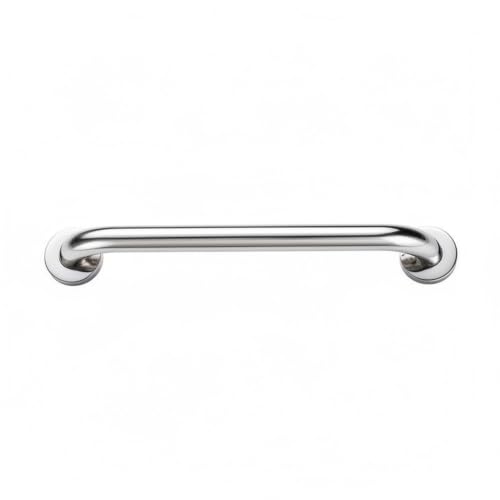 Stainless Steel Bathroom Grab Bar, Silver Textured Grip Handrail for Shower and Bathtub, Durable Wall Mount Rail - size: 11.02 x 0.98 x 2.95 in