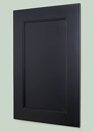 Shaker Style Medicine Cabinet - No Mirror! (Black, 14x24) - color: Black Plain, size: 14x24
