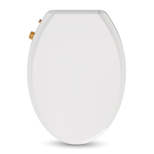VOVO Nature 7 Non-electric Bidet Toilet Seat, Fits Elongated Toilets, Ambient Water Temperature, Easy Installation - White - size: Nature 7 (Elongated)