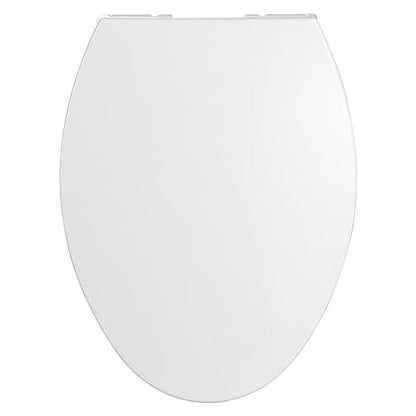 Elongated Toilet Seat For HOROW T0338W Series, Soft Closing Seat & Quick Release, Plastic