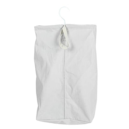 Household Essentials Door Hanging Laundry Bag, Washable Canvas Bag with Loop Handle, Holds Two Loads of Laundry, Great for Dorms and Small Spaces, Grey - color: Grey