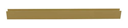 Brixwell SDCD38ABRS-CCP4 Antique Brass 3/8" Fixed Panel Shower Door Deep U-Channel - 4 inch Sample - color: Antique Brass, size: 4 Inch - Sample