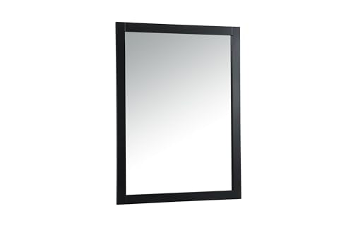 Envision, Aqua Vanity Mirror 48X36 Inch in, Modern, Black - color: Black, size: 36"L X 48"W