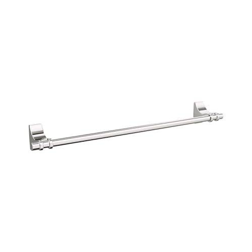Amerock Davenport Polished Nickel 18 inch (457 mm) Center-to-Center Towel Bar, BH36053PN - color: Polished Nickel, size: 18 Inch (457 mm)