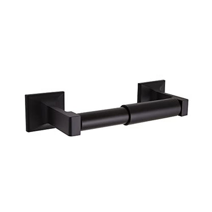 Design House Millbridge Toilet Paper Holder, Matte Black | Wall Mount, Classic, Zinc, Hardware, 544569