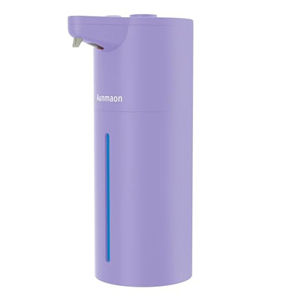 Automatic Soap Dispenser Touchless, Hands-Free, Multi Adjustable Volume, Long Battery Life, Compatible with Thick & Thin Dish/Hand Soap for Bathroom and Kitchen, Easy for Toddlers, Purple - color: Matte Purple
