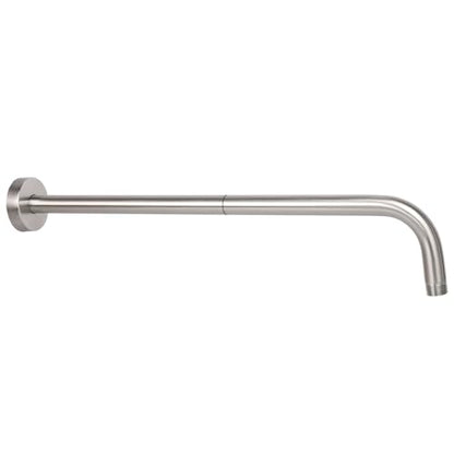NearMoon Shower Arm, Extra Extension Arm with Flange, Stainless Steel Wall-Mounted Showerhead Extender Pipe (20 Inch, Brushed Nickel) - color: Brushed Nickel, style: 20 Inch
