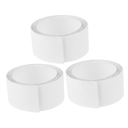 LIFKOME 3 Rolls Transparent Slip Bathroom Stickers Self Adhesive Peva Bathtub Decals for Bathing and Slip for Tub and Shower