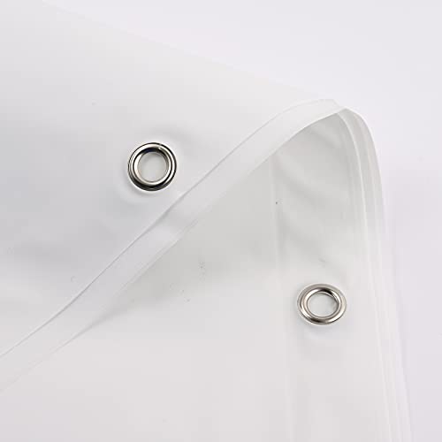 Extra Wide Large Shower Curtains with 20 Hooks,Shower Curtain Liner 118W x78H Soft Hotel Quality Suitable for Hotel/Family Bathroom White - size: 118.1"W x 78.7"L (Pack of 1)