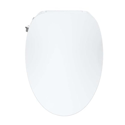 Bidet Toilet Seat, Electric Bidet, Warm Water with Air Dryer, Heated Seat, Slow Close Lid, Night Light, Remote Control, Bidet Attachment - color: Elongated (Electric)
