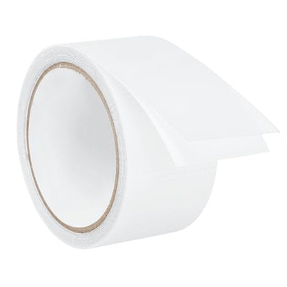 PATIKIL 2 Inch x 10 Feet Non-Slip Grip Tape, Waterproof Non-Abrasive Traction Tape Self-Adhesive Cushion Pad Strips for Handrails Game Controllers Ovens- 1 Roll (Clear) - color: Clear, size: 2 Inch x 10 Feet