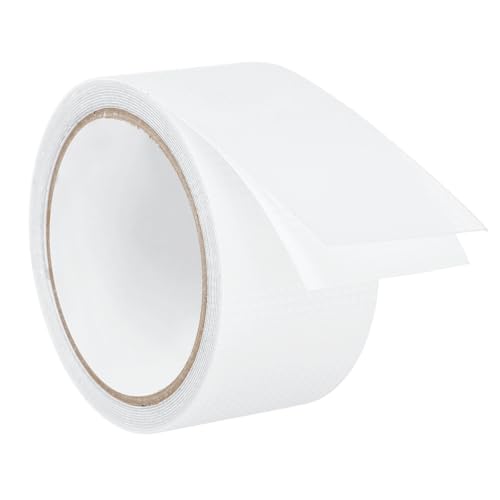 PATIKIL 2 Inch x 10 Feet Non-Slip Grip Tape, Waterproof Non-Abrasive Traction Tape Self-Adhesive Cushion Pad Strips for Handrails Game Controllers Ovens- 1 Roll (Clear) - color: Clear, size: 2 Inch x 10 Feet
