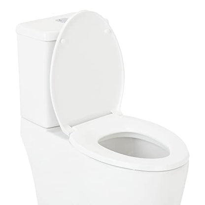 Signature Hardware 481270 Elongated Closed - Front Toilet Seat and Lid with Soft Close