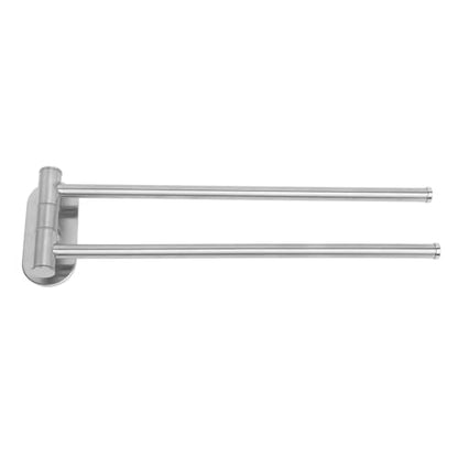 Stainless Steel Towel Rack, 4 Arm, Wall Mounted, Space Saving, Swing Out, Swivel, Bathroom Towel Holder, 304 Stainless Steel, for Bathroom Organization (2 Arm) - size: 2 Arm