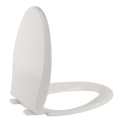 Toilet Seat, Durable Thickened PP Fits Most Standard Round Toilets 16.2-16.7" Length, Easy Clean and Install, Supports 300Kg+ - size: Elongated Seat