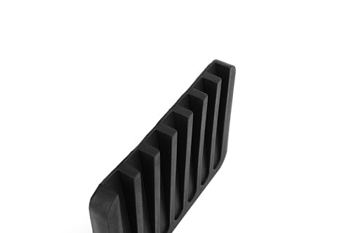 3Pack Anwenk Soap Dish for Shower Waterfall Soap Holder Soap Tray Soap Saver Drainer Flexible Silicone for Shower/Bathroom/Kitchen/Counter Top,Keep Soap Bars Dry Clean,Easy Cleaning-Black