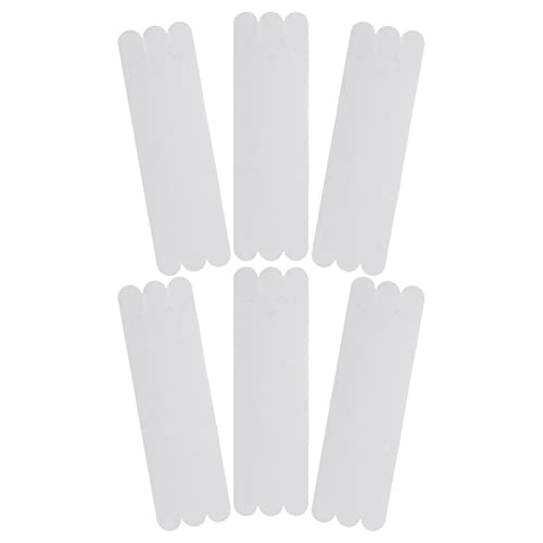 SOLUSTRE 6pcs Non-Slip Tape for Bathroom Adhesive Bath Treads Shower Accessories Bathtub Stickers - size: 6 pcs