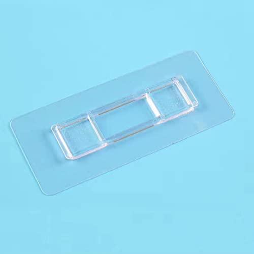 6 PCS Wall Mounted Replacement Sticky Pads for Kitchen Bathroom Shower Caddy Organizer Rack Holder Nail Free Adhesive Hooks (Rectangle 10.4 * 2.5 cm) - color: Rectangle