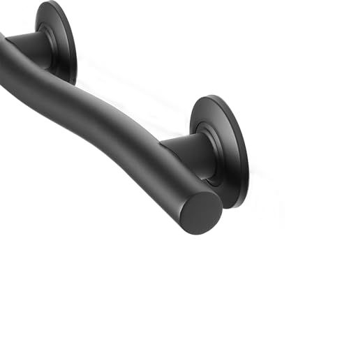 Seachrome 24 inch Bathroom Wave Grab Bar Polished Finish - color: Polished, size: 24