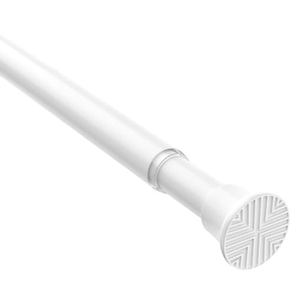 AIZESI Tension Rod 18-36 inch，1Pcs White Adjustable Tension Curtain Rod No Drilling Small Tension Rod Spring Tension Curtain Rod Expandable Curtain Rod - color: White, size: 18“-36“-1P