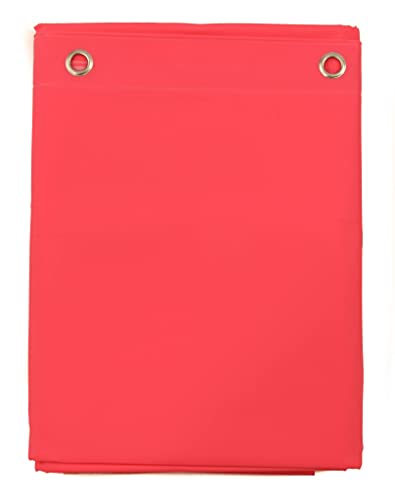 Elegant Heavy Duty Vinyl Shower Curtain Liner with 12 Metal Grommets Bright Pink - color: Bright Pink