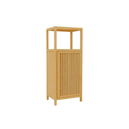 Bookcase Storage Cabinet, 41 Inch Multi-Scene Use Large Capacity Single Door Locker with One Shelf,for Kitchen Home